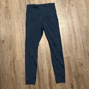 BROOKS NAVY ACTIVEWEAR LEGGINGS (S)